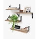 thumbnail image 1 of 4 Repisas Flotante Madera Minimalista Muebles Hogar Decorar Modelo Marrón Claro, 1 of 4
