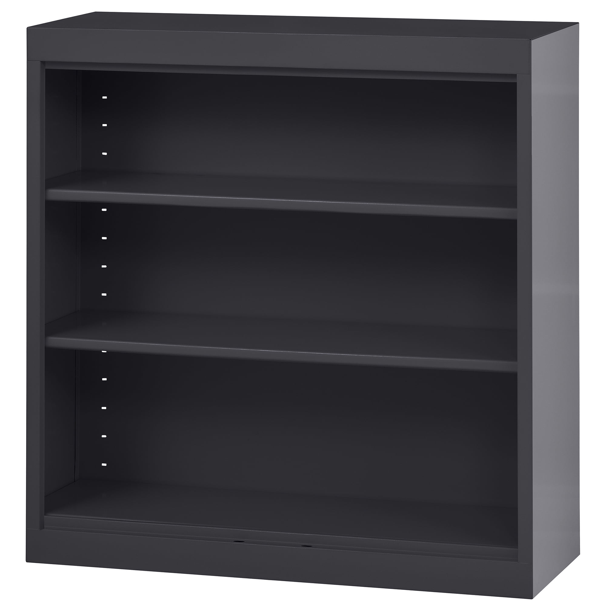 Sandusky Welded Steel Freestanding Bookcase Storage Cabinet, Black