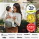 thumbnail image 5 of Portabebés Momcozy con asiento de cadera ajustable con cintura gris, 5 of 9