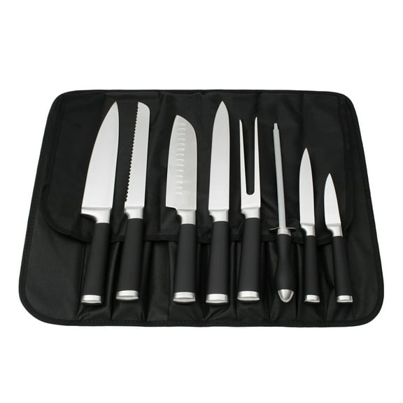 Safdie & Co. Chef Knife 9 Piece Set In Carry Bag