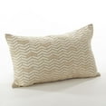 thumbnail image 2 of SARO 1508.PR1422B 14 x 22 in. Rectangle Chevron Design Pillow with Down Filled  Persimmon, 2 of 3