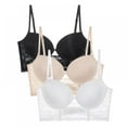 thumbnail image 6 of Backless Bra, Invisible Lace Wedding Bras, Low Back Push Up Brassiere Women Seamless Lingerie Sexy Corset Underwear, 6 of 6