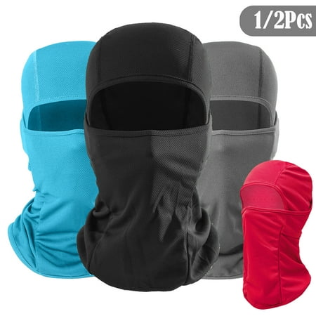 1/2Pcs Balaclava Ski Mask - Windproof Cold Weather Face Mask for Men & Women - Winter Hood Snow Gear Breathable Warm Riding Mask for Skiing, Snowboarding, Motorcycle Riding & Winter