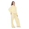 thumbnail image 3 of Forever 21 Women's Butter Yellow Athleisure Hoodie Sweatshirt, Oversized Fit for Cozy Everyday Layering, XS, 3 of 6