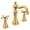 Brushed Gold, variant on Moen Tvs42114 Weymouth 1.2 GPM Widespread Bathroom Faucet - Chrome