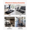 thumbnail image 6 of VEVOR Foldable Walking Pad Treadmill Mat, 1/4" Thick, 24" x 68" Exercise Equipment Mat for Elliptical on Carpet Hardwood Floor, High Density PVC Floor Protector, Waterproof and Non-slip for Home Gym, 6 of 9