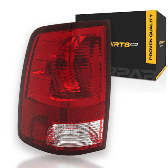 For Ram 1500 Classic 2019 2020 2021 2022 Tail Light Assembly Driver Side | Rear | CAPA Certified | Standard Type | Clear and Red | Replacement For CH2818124, CH2818124C | 55277415AF