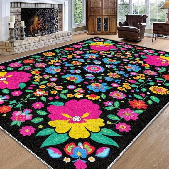 6.5'x10' carpet floor mats outside carpet geometric area rug textured area rug vintage area rug