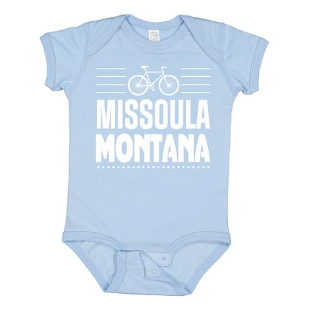 

Inktastic Missoula Montana Biking Gift Baby Boy or Baby Girl Bodysuit