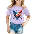 thumbnail image 4 of T-Shirt à Manches Courtes Imprimé Baseball pour Filles Coupe Ample Décontractée Confortable pour Usage Quotidien Sports et Activités Extérieures, 4 of 4