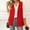 *Red, variant on ClodeEU Women's Blazer Vest , Sleeveless Cardigans With Pockets ,Business Coat Vest Red,Womens Plus S