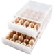 thumbnail image 1 of Porta huevos de gran capacidad y alta calidad para refrigerador, almacenamiento de huevos de gallina de varias capas con material de polipropileno de calidad alimentaria, diseño tipo cajón, 1 of 5