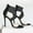 Black, variant on EQWLJWE Womens Open Toe Ankle Strap Chunky Block High Heel Dress Party Pump Sandals