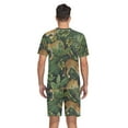thumbnail image 6 of joogoo Men's Pajama Set Leopards in Tropical V-Neck Pj Shorts Set 2 Piece Loungewear Sleepwear M, 6 of 7