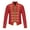 Red, variant on Mens Holiday Party Prom Blazer Suit Jacket Casual Solid Long Sleeve Stand Collar Steam-punk Gothic Tops