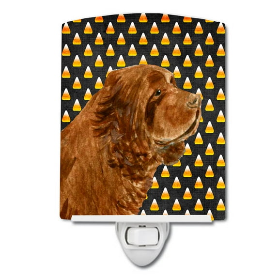 Sussex Spaniel Halloween Portrait Ceramic Night Light