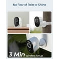 thumbnail image 5 of Reolink 4MP Outdoor Wireless Battery-Powered Security Spotlight Camera, Color Night Vision, Human/Vehicle Smart Detection, 2.4/5Ghz WIFI, Supports Smart Home, Argus 3 Pro with Solar Panel, 5 of 10