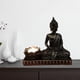 thumbnail image 4 of Estatua antigua de Buda, figura de Buda meditando, decoración del hogar, Buda Negro, 4 of 8