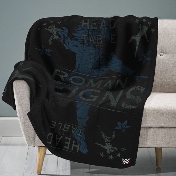 Sleep Squad WWE Roman Reigns 60” x 80” Rachel Plush Throw