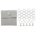 thumbnail image 4 of GUOOL Marqueurs de Tricotage Réutilisables 30 Pcs pour DIY Fait Main avec Sac Gris, 4 of 9