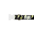 thumbnail image 3 of Oodles Polyester Lightning Bolt Adjustable Fashion Dog Collar, Black, Medium, 3 of 9