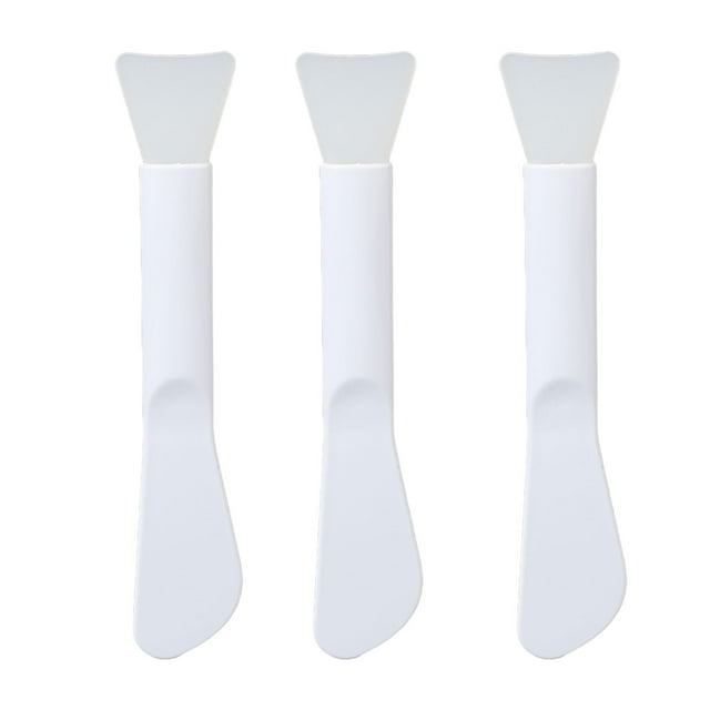 Face Applicator, Face Brush Easy To Apply Soft Multi Purpose Washable 3pcs Dual Head for Home for Women