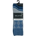 thumbnail image 2 of GOLDTOE Edition Mens Diamond Border Crew Socks, 3-Pack, 2 of 5