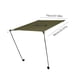 thumbnail image 3 of Moon Chair Protección UV Toldo Impermeable para Acampar Pesca () Verde, 3 of 3