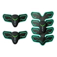thumbnail image 2 of Estimulador muscular DYNWAVEMX ABS ámbrico con carga USB Cinturones de tóner Unisex Conjunto verde, 2 of 8