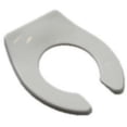 thumbnail image 5 of Elongated Open Front Toilet Seat in White, 5 of 5