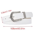thumbnail image 5 of Yokua Elegant PU Belt Women Waistband Casual Rhinestone Waist Belt for Dress Shorts, 5 of 21