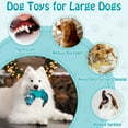 Pet Deluxe Dog Toys for Super Aggresive Chewers Indestructible