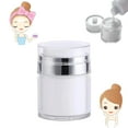 thumbnail image 1 of Moisturizer Container, Vacuum Moisturizer Jar, Empty Acrylic Makeup Cosmetic Jar Containers with Pump, Refillable Travel Cream Jar Vacuum Bottle, Portable Cosmetic Container, 1 of 11