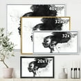 thumbnail image 4 of Designart 'Black and White Portrait of African American Woman I' Modern Framed Canvas Wall Art Print, 4 of 5