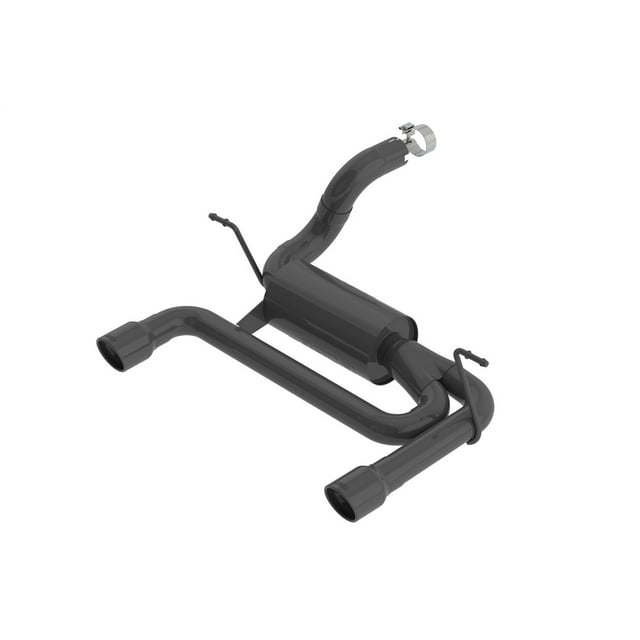 Fits 2018-2023 Jeep Wrangler JL Borla Exhaust System Kit 11956CB S-Type Axle Back System; T-304 Stainless Steel; With Muffler; 2-3/4 Inch Pipe Diameter To 2-1/2 Inch Pipe Diameter