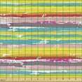 thumbnail image 2 of Ambesonne Colorful Fabric by the Yard Upholstery, Brush Marks Design, 1 Yard, Multicolor, 2 of 5
