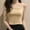 Beige, variant on Ayolanni Womens Casual Tops Clearance Under $10 Beige Solid Tank Tops Teens Shirts for Girls