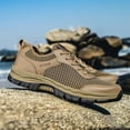 thumbnail image 6 of Sneakers for Men Comfortable Wide Toe Walking Shoes Lightweight La𝖼e Up Mesh Tennis Shoes Fashion S𝗅ip On Athlet𝗂c Shoes Breathable Non-S𝗅ip Running Shoes, 6 of 8