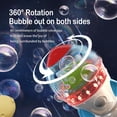 thumbnail image 2 of Máquina de burbujas Make Kids Smile Rocket con luces y música, 2 of 9