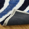 thumbnail image 4 of Waverling Modern Shag Hand Tufted Indoor Area Rug by Blue Nile Nills - 3' x 5', Blue, 4 of 4