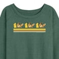 thumbnail image 3 of Pokémon - Pikachu Eevee Retro - Women's Lightweight French Terry Long Sleeve Shirt, 3 of 5