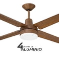 thumbnail image 2 of Narvik, Ventilador De Techo Industrial ,Con Luz CCT, 56 Pulgadas, NA3023, Control de Pared, 2 of 8
