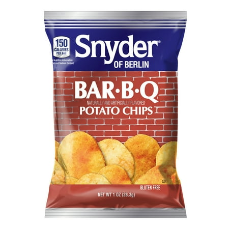 Snyder of Berlin Bar-B-Q Potato Chips, Gluten-Free, 1 oz Bag