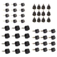 thumbnail image 1 of 24 pares negro pu tapones de reemplazo de placas de alto talón consejos de reparación tapones tapas Sunnimix Placas de tacón alto para mujeres, 1 of 8