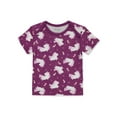 thumbnail image 2 of Hanes Baby Boys' 4-Pack Lap Shoulder T-Shirt - purple, 12 - 18 months (Infant), 2 of 3