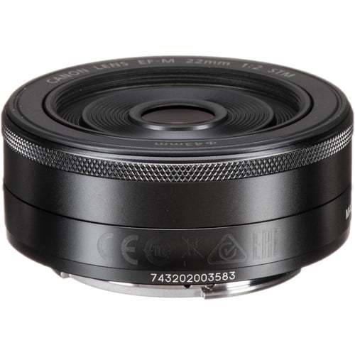 Canon EF-M 22mm f/2.8 STM レンズ Canon EF-M 22mm f/2 STM Compact Prime Lens, Wide-Angle Lens for