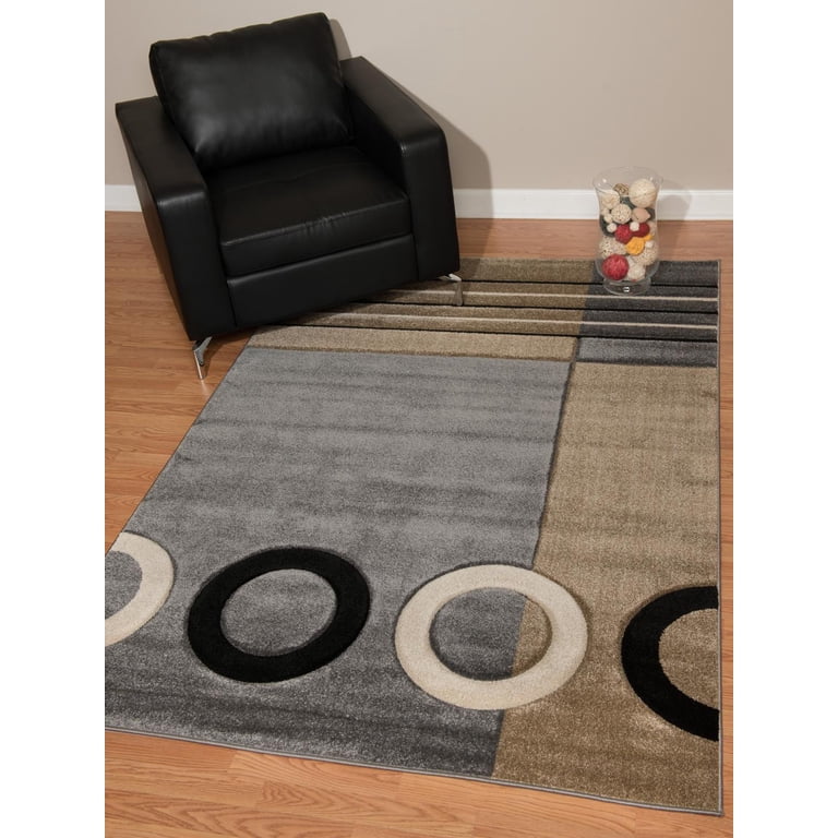 United Weavers Townshend Area Rug 401-01672 Tommy Grey Grey Lines