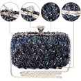 thumbnail image 5 of Bolso de Mano de Boda para Mujer Bolso de Noche con Lentejuelas y Diamantes de Imitación Bolso de Fiesta de Cóctel con Cuentas de Cristal Vintage, 5 of 5