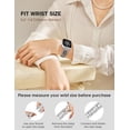 thumbnail image 4 of TOYOUTHS Bling Metal Band Compatible with Apple Watch Band 40/44/45/38/41/42/46/49mm Women, Dressy Sparkle Diamond Camellia Bracelet Luxury Strap for iWatch SE Series 10/9/8/7/6/5/4/3/2/1/Ultra, 4 of 6