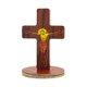 thumbnail image 2 of madera pie, crucifijo pequeño con soporte, regalo religioso 3,15 pulgadas, adorno Jesús para inauguración casa o boda., 2 of 7